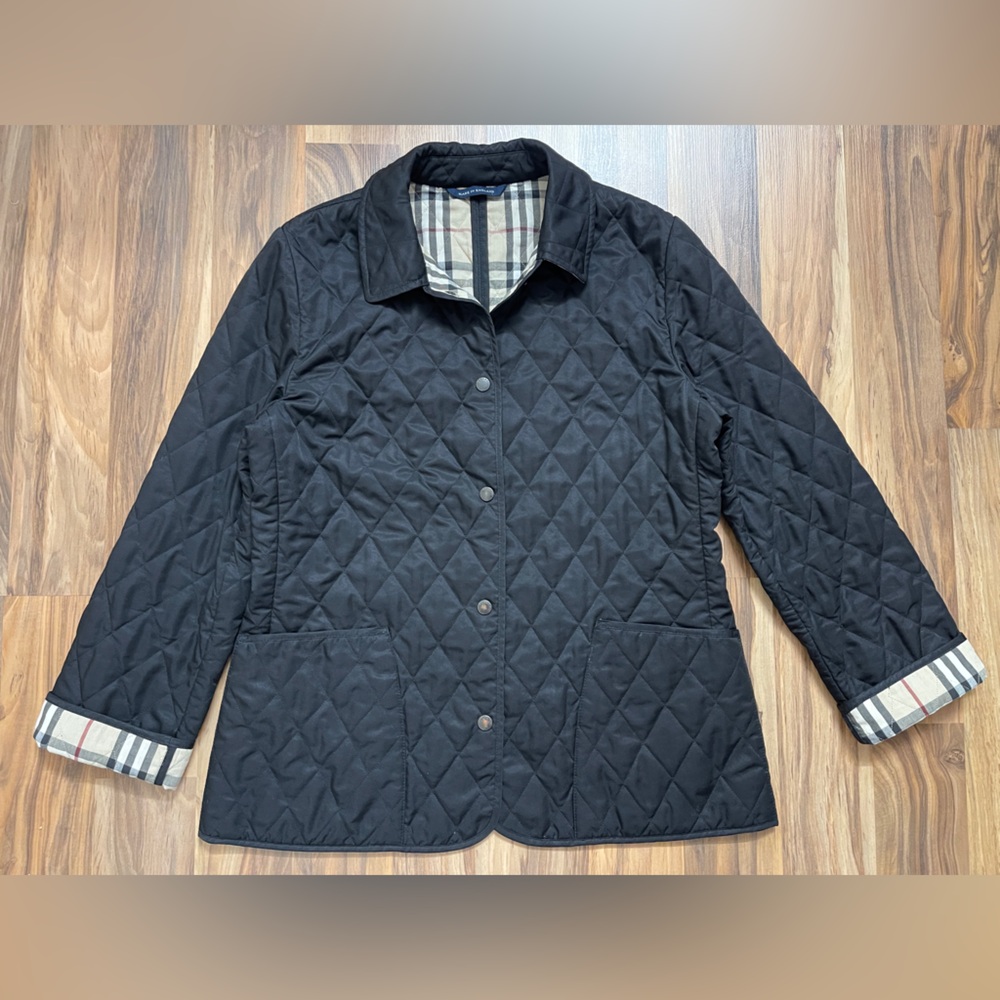 BURBERRY London Women Quilted Jacket Blazer Nova Check